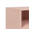 vidaXL TV Cabinet Pink Steel 39.6 x 15.4 x 23.8 in TV Cabinet