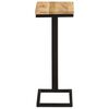vidaXL Side Tables 2 pcs 12.4"x9.6"x25.4" Rough Mango Wood