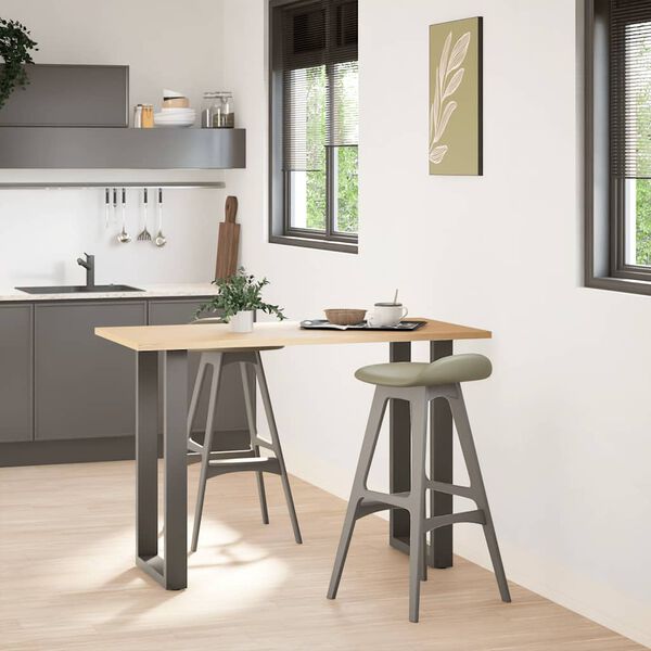 vidaXL Coffee Table Leg Set of 2 Anthracite Powder-coated steel Medium