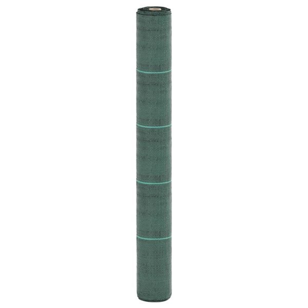 vidaXL Weed Membrane Green 100% Polypropylene 1 x 82.0 ft Durable