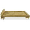 vidaXL Bamboo Bed Natural Bamboo Super King Durable Bamboo Bed