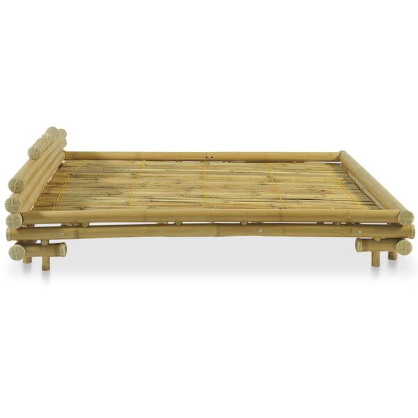 vidaXL Bamboo Bed Natural Bamboo Super King Durable Bamboo Bed