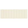 vidaXL Sun Lounger Cushion Cream Oxford fabric (100% polyester) Standard