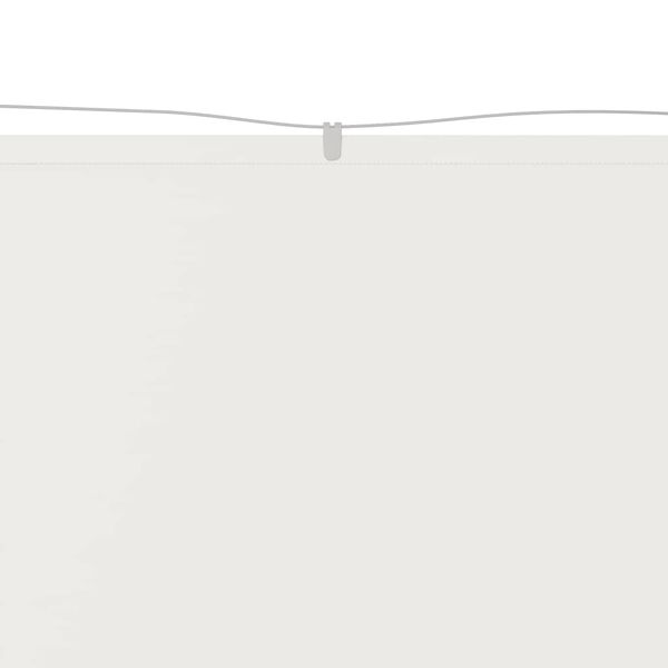 vidaXL Vertical Awning White Oxford Fabric (100% polyester)