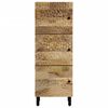 vidaXL Highboard 15.7"x13"x43.3" Solid Wood Mango