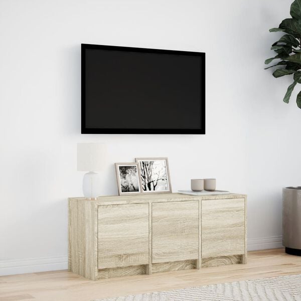 vidaXL TV Cabinet Sonoma Oak Engineered Wood Medium TV Cabinet