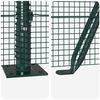 vidaXL Fence Post Green 32.81 x 3.28 ft (0.47 x 0.47 in mesh) Steel