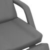 vidaXL Treatment Chair Grey Faux Leather (100% PVC), Iron Large