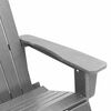 vidaXL Adirondack Rocking Chairs 2 pcs Light gray HDPE