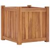 vidaXL Raised Bed Natural teak Fine sanded teak wood with water-based finish