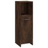 vidaXL Bathroom Furniture Set Smoked oak Engineered wood Standard