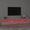vidaXL TV Cabinet Concrete Grey Engineered Wood Large TV Cabinet