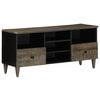 vidaXL TV Cabinet Black with a light grey finish