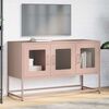 vidaXL TV Cabinet Pink Cold-rolled Steel Small TV Cabinet Rectangular
