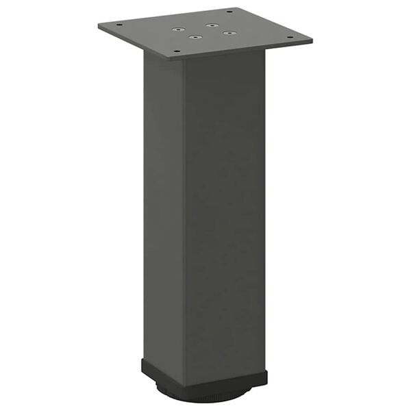 vidaXL Coffee Table Leg Anthracite Powder-Coated Steel Small Levelers