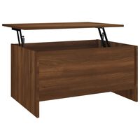 vidaXL Coffee Table Brown Oak 31.5"x21.9"x16.3" Engineered Wood