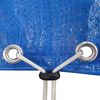vidaXL Pool Cover Dark Blue Polyethylene 212.6 x 106.3 in