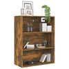 vidaXL Hanging Wall Cabinet Smoked oak Engineered wood Medium