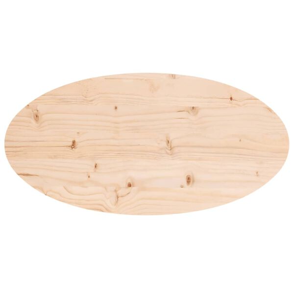 vidaXL Table Top Natural Pine Solid Pine Wood 27.6 x 13.8 in Durable