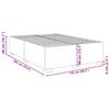 vidaXL Bed Frame Light grey