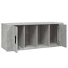 vidaXL TV Cabinet Concrete Grey Engineered Wood Medium TV Cabinet