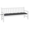 vidaXL Garden Bench Cushion Anthracite Oxford fabric (100% polyester)
