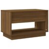 vidaXL TV Cabinet Brown Oak Engineered Wood TV Cabinet Rectangular