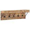 vidaXL Coat Rack with Shelf Brown 73 x 19 x 23 cm Solid Mango wood