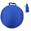 vidaXL Dog Tunnel Blue Polyester, metal Long tunnel Collapsible