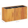 vidaXL Raised Bed Brown Solid Acacia Wood Medium Planters