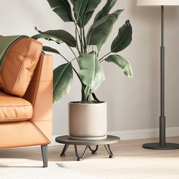 vidaXL Hairpin Table Leg Natural steel Solid powder-coated steel Small