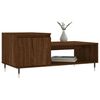 vidaXL Coffee Table Brown Oak Engineered Wood Medium Coffee Table