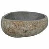 vidaXL Basin Light gray (38-45) x (30-35) x 15 cm River stone