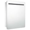 vidaXL Bathroom Cabinet White and silver
