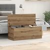 vidaXL Storage Box with Storage Artisan Oak 35.43 x 13.78 x 13.78 in