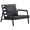 vidaXL 5 Piece Patio Lounge Set with Cushions Aluminium Dark Grey