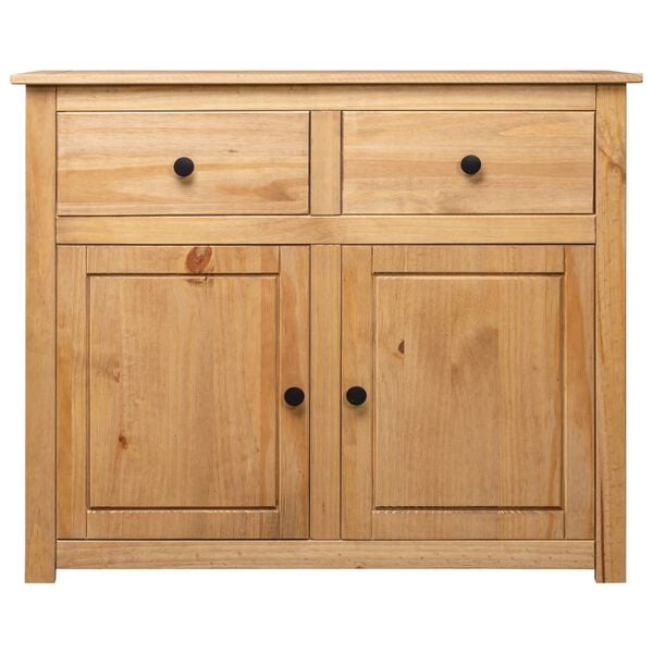 vidaXL Sideboard Natural wood Solid pine wood Large Sideboard