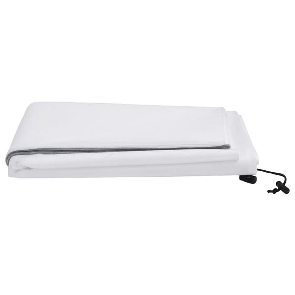 vidaXL Plant Fleece Cover White Non-woven fabric (100% polypropylene)