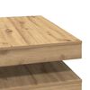 vidaXL Coffee Table Artisan oak Engineered wood 35.4 x 35.4 x 13.6 in
