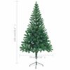 vidaXL Artificial Pre-lit Christmas Tree with Ball Set 59.1" 380 Branches