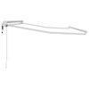 vidaXL Awning Frame Retractable White 13.1'x 6.6'