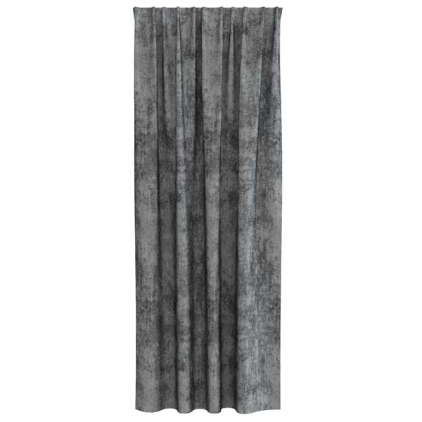 vidaXL Velvet Curtains 2 pcs Grey 88.58 x 55.12 in Velvet