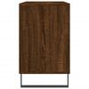 vidaXL Shoe Cabinet Brown Oak Engineered wood, Metal Medium Shoe Cabinet