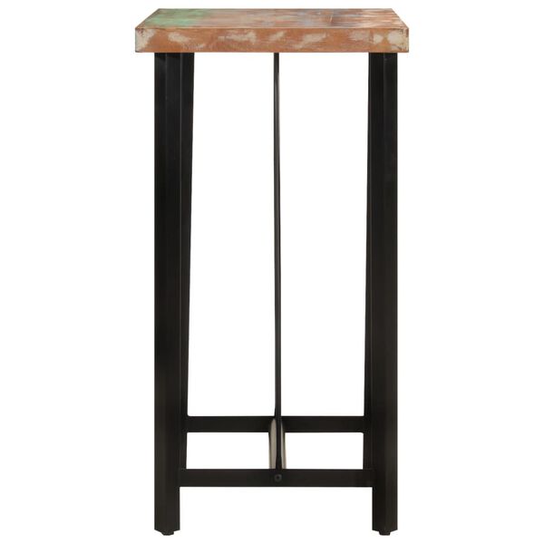 vidaXL Bar Table Mixed color Solid reclaimed wood, iron Standard