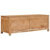 vidaXL TV Cabinet Teak Solid teak wood 39.4 x 11.8 x 13.8 in