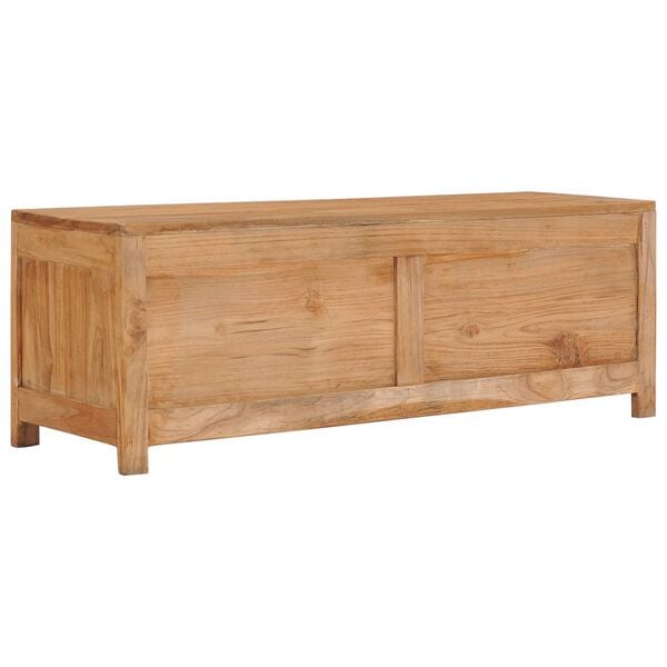 vidaXL TV Cabinet Teak Solid teak wood 39.4 x 11.8 x 13.8 in