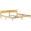 vidaXL Bed Frame Reclaimed Wood Color Solid reclaimed wood, steel Double