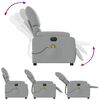 vidaXL Electric Massage Recliner Chair Light gray