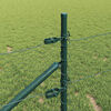 vidaXL Fence Post Green 164.04 x 1.64 ft (0.98 in mesh) Steel and PVC