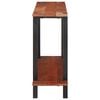 vidaXL Console Table Brown and Black 43.31 x 11.81 x 29.53 in
